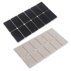 12-Pack Rectangle Felt Chair & Table Leg Pads – Floor Protectors Furniture Leg Pads Richie's