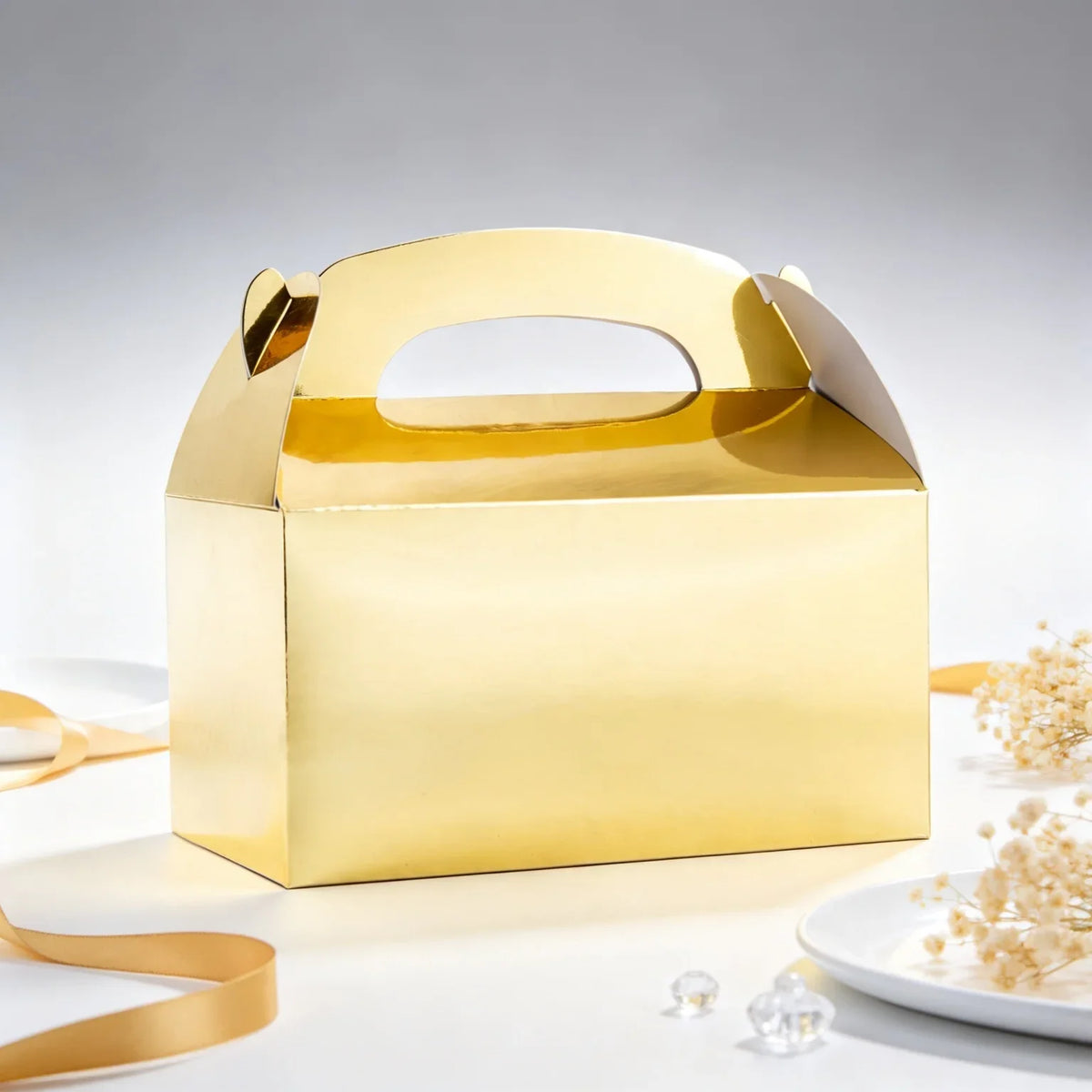Kraft Paper Party Favor Gift Boxes with Handles – 10 Pcs Party Favor Gift Boxes Richie's