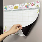 Magnetic Weekly Planner Whiteboard – Floral Butterfly Fridge Calendar Magnetic Whiteboard Planner Richie's