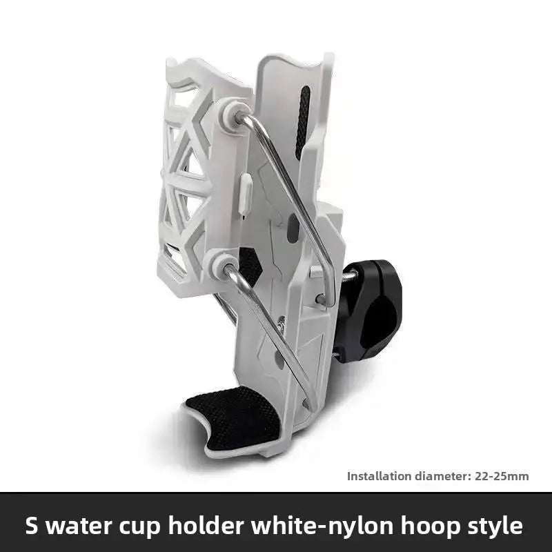 360° Adjustable Motorcycle Handlebar Cup & Bottle Holder Motorcycle Cup Holder Richie's White-1Pc