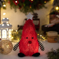 Fluffy LED Christmas Tree Figurine | 3D Xmas Glowing Décor Christmas Figurine Richie's Red B