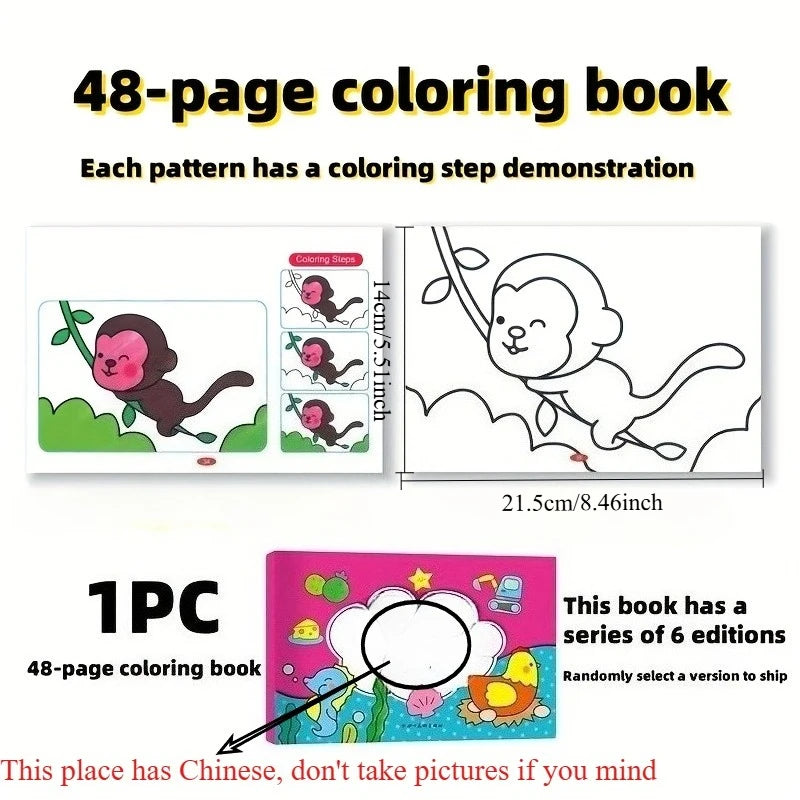 Kids Coloring & Doodle Drawing Book – Fun Art Gift for Children Kids Activity Book Richie's