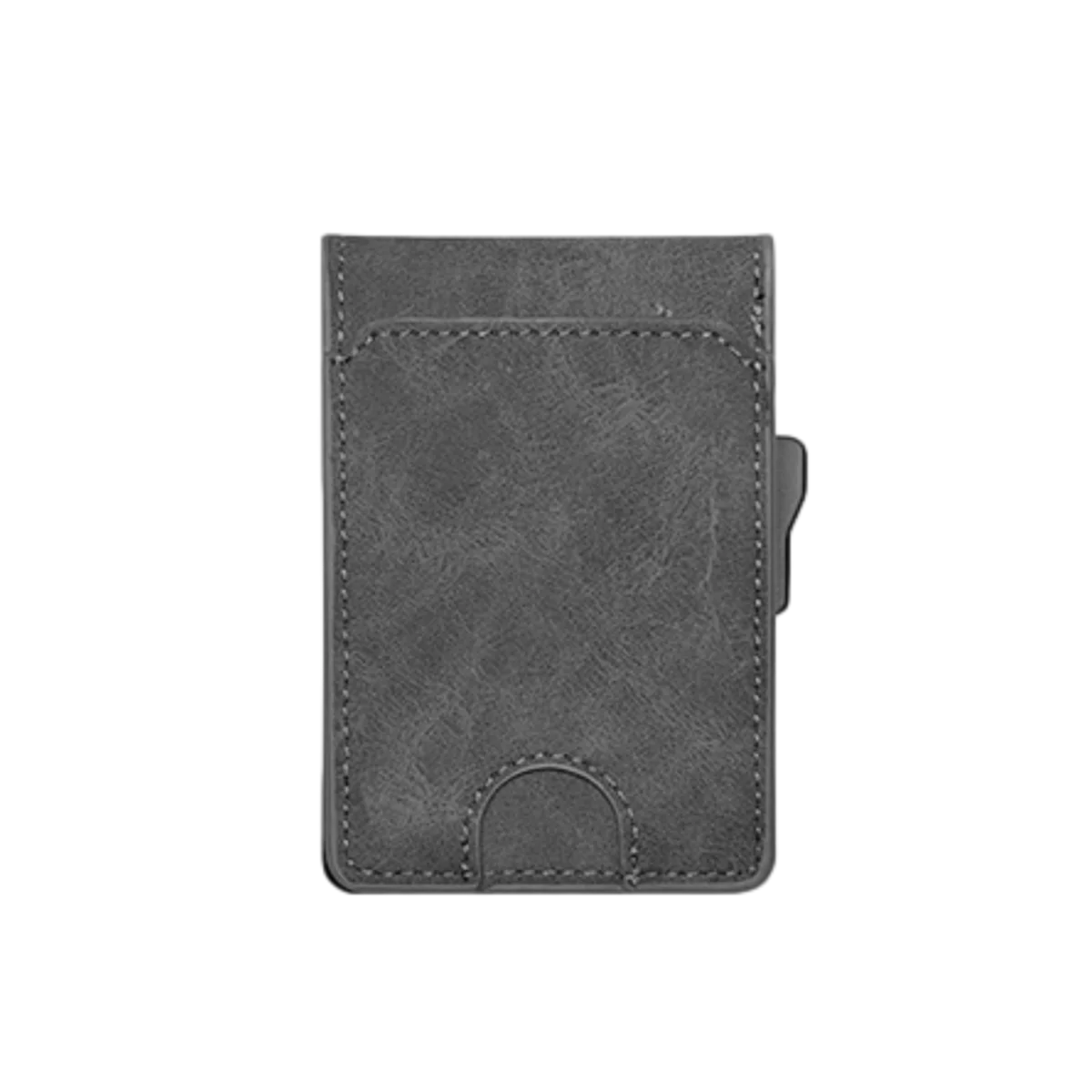Zeeker Leather RFID Pop-Up Smart Wallet – Slim Card Holder RFID Smart Wallet Richie's Dark Grey