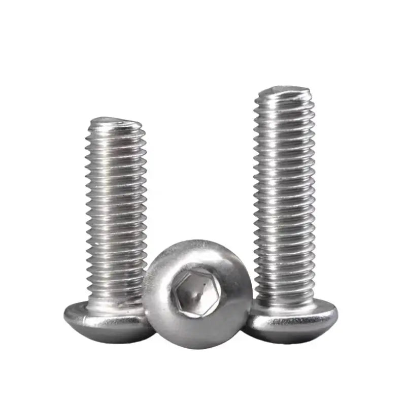 M3–M6 Stainless Steel 304 Hex Socket Button Head Screws 20–50pc Machine Screws Richie's
