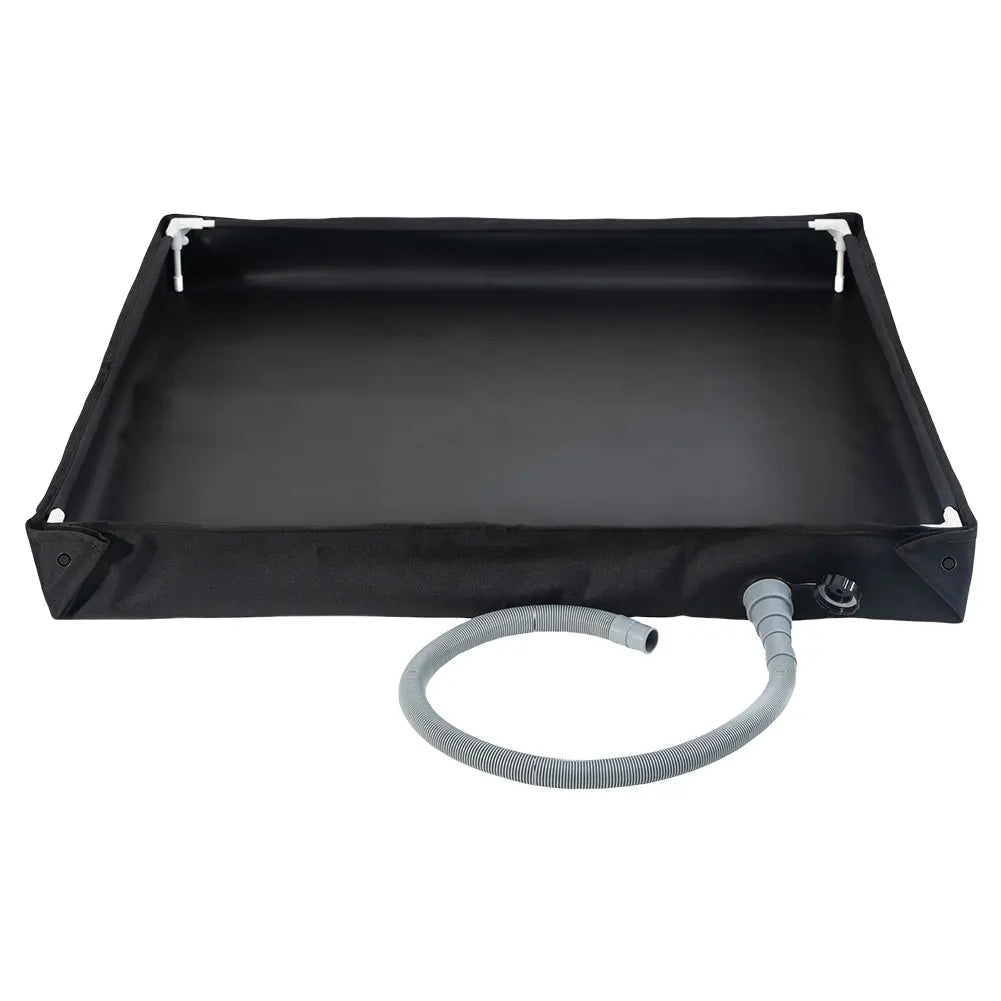 Foldable Portable Shower Pan for Camping, RV, Beach & Pets Portable Shower Pan Richie's Black
