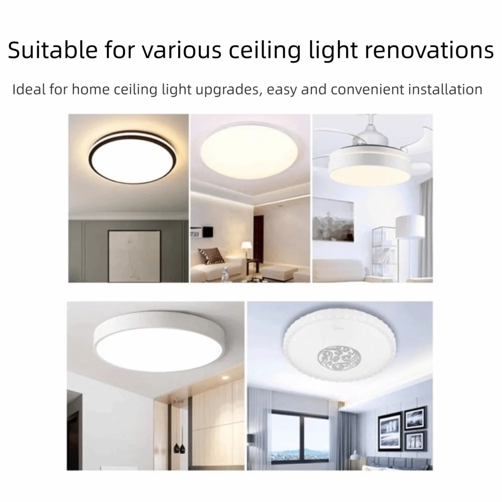 Round LED Panel Light 20W–100W Dimmable Flush Mount Ceiling LED Panel Light Richie's