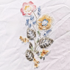 Beaded Sequin Flower Lace Applique Sew-On Patch for Wedding Dress Lace Applique Patch Richie's 2