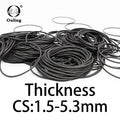 NBR Nitrile O-Ring Gasket 1.5/5.3mm CS – Temperature Resistant Rubber O-Ring Gasket Richie's OD60x1.5-10pcs