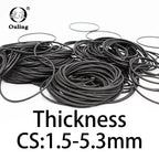 NBR Nitrile O-Ring Gasket 1.5/5.3mm CS – Temperature Resistant Rubber O-Ring Gasket Richie's OD60x1.5-10pcs