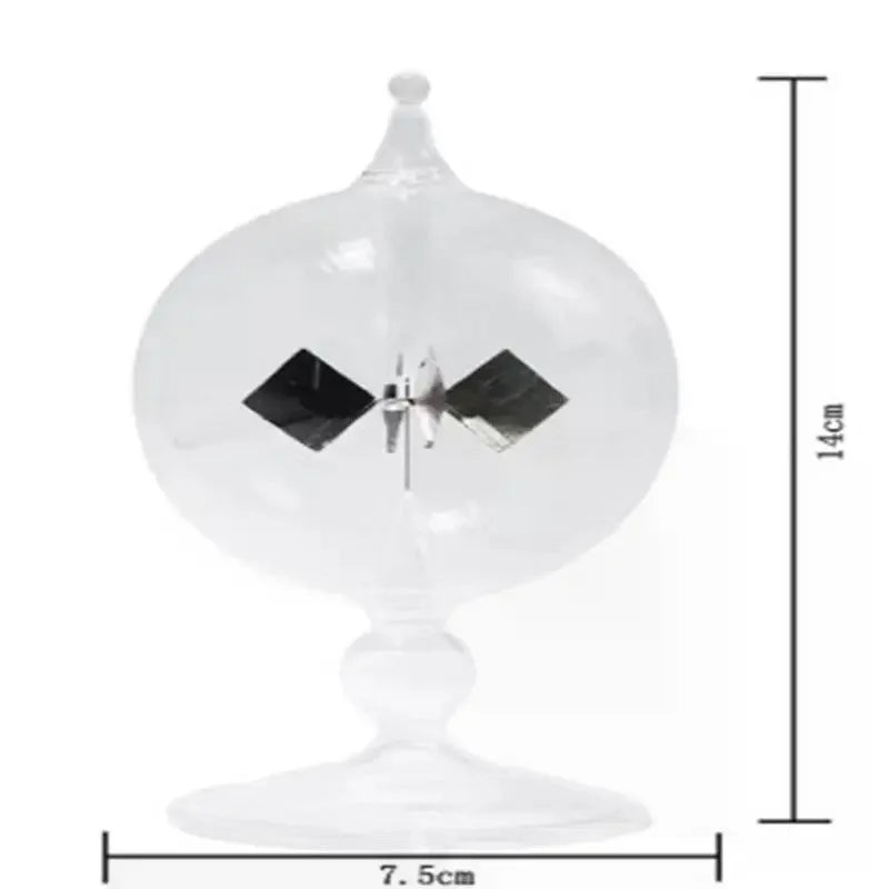Crookes Radiometer Solar Light Vane Spinning Glass Globe Science Instrument Richie's