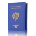 France Passport Cover PU Leather Travel Wallet Card Holder Passport Travel Wallet Richie's Blue
