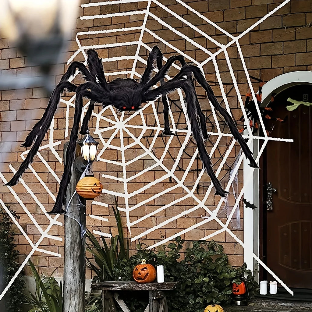 Extra Large Halloween Plush Black Spider Party Decor Prop Halloween Decoration Richie's