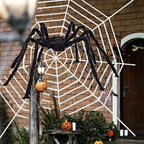 Extra Large Halloween Plush Black Spider Party Decor Prop Halloween Decoration Richie's