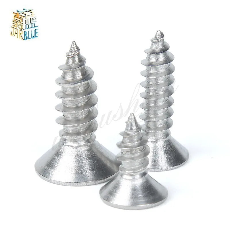 M2–M6 304 Stainless Steel Countersunk Hex Self-Tapping Screws Self-Tapping Screws Richie's