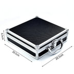 Aluminum Alloy Tool Box – Shockproof Case with Sponge Lining Aluminum Tool Box Richie's 205x205x65mm