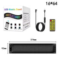 USB Flexible RGB LED Display Panel – Bluetooth DIY Scrolling Text LED Display Panel Richie's 16x64 LED 9x37CM