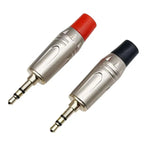 Gold-Plated 3.5mm Stereo Audio Plug DIY Headphone Jack Connector Audio Plug Connector Richie's