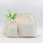 Natural Canvas Drawstring Bags 5/10pcs – Cotton Linen Storage Canvas Storage Bags Richie's