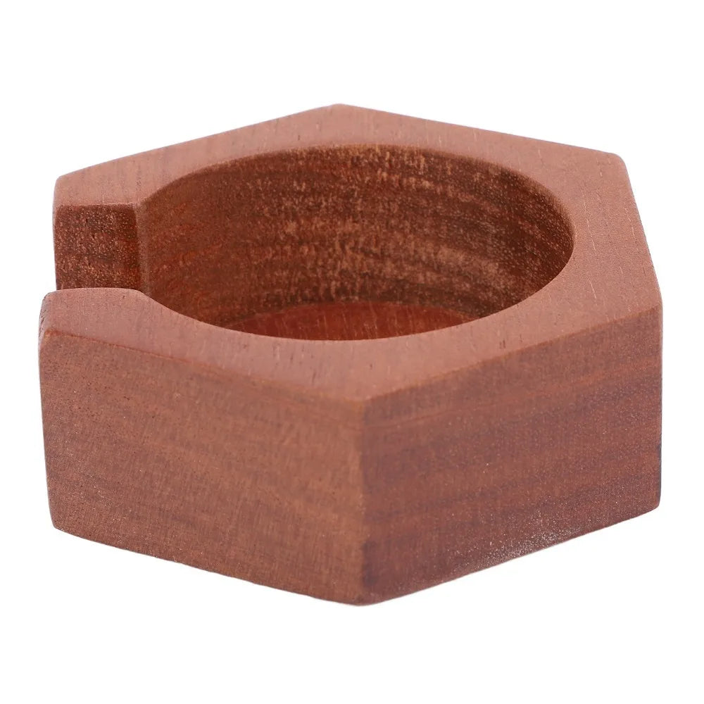Solid Wood Coffee Filter Holder – Round Polished Storage Coffee Filter Holder Richie's 01
