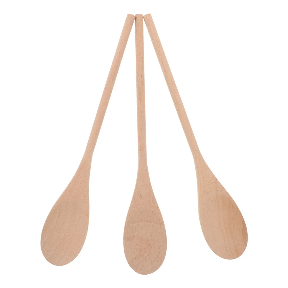 3-Piece Wooden Cooking Spoon Set – Mixing, Serving & DIY Wooden Kitchen Utensils Richie's