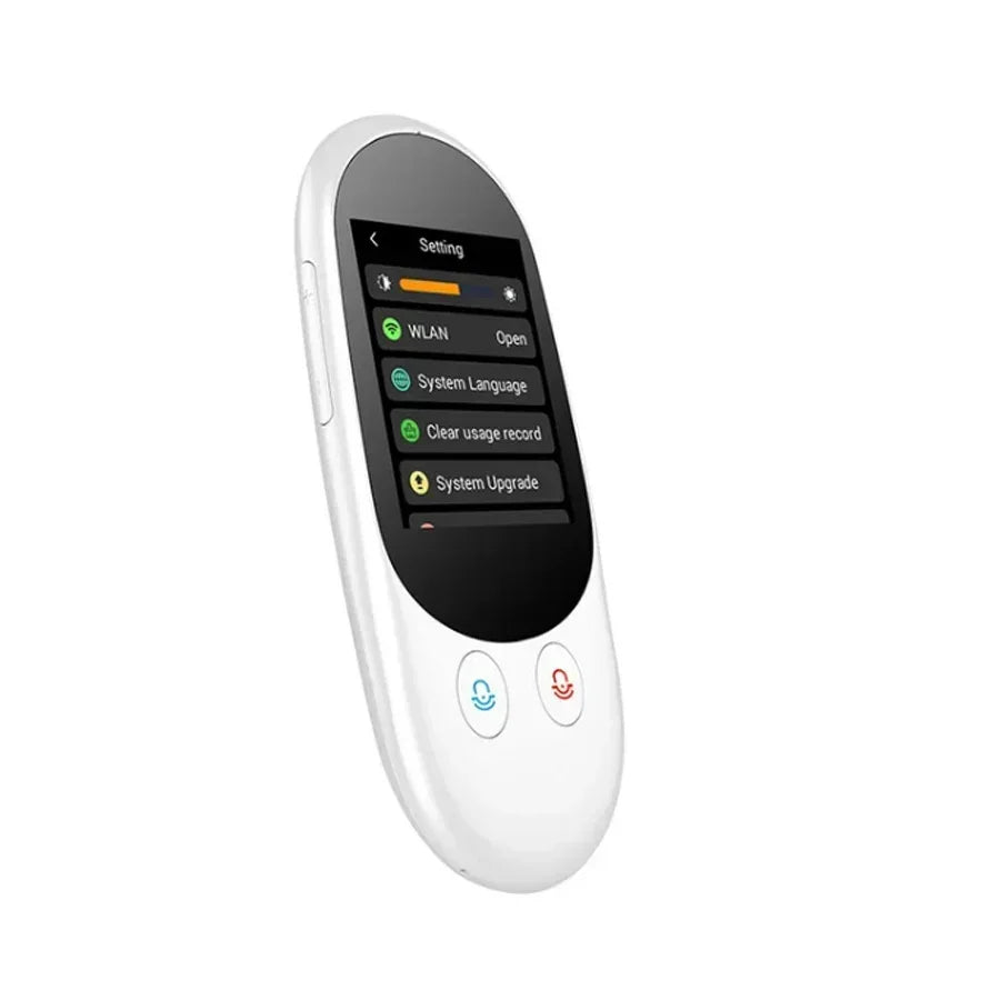 F1 Smart Voice Translator – 126 Languages, Offline & Wi-Fi Voice Translator Device Richie's WHITE