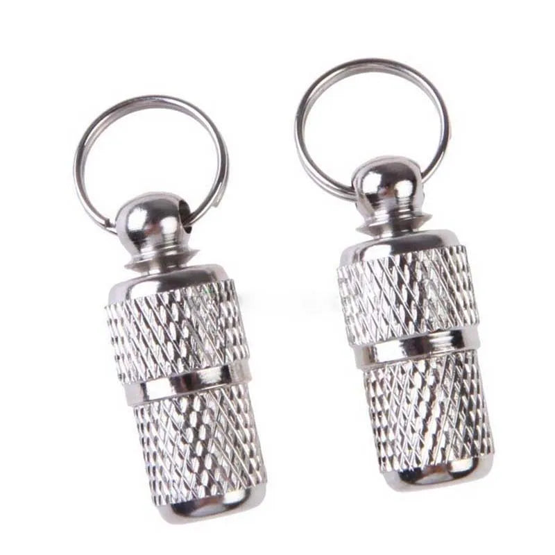 Pet ID Barrel Tube Tag – Dog & Cat Collar Name Label Pet ID Tag Richie's