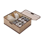 Foldable Underwear & Socks Drawer Organizer Storage Box Drawer Storage Organizer Richie's Khaki