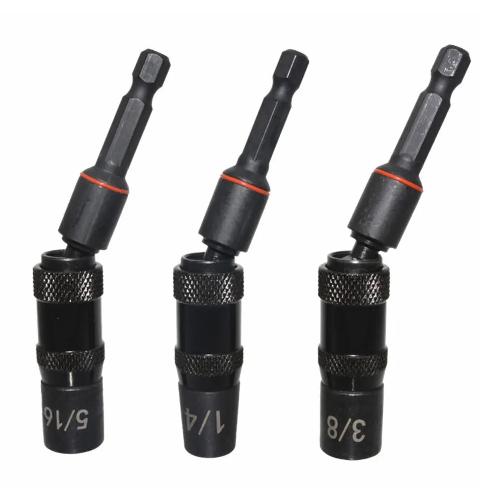 Pivoting Magnetic Drill Bit Holder Quick-Change Extension Rod Drill Bit Holder Richie's