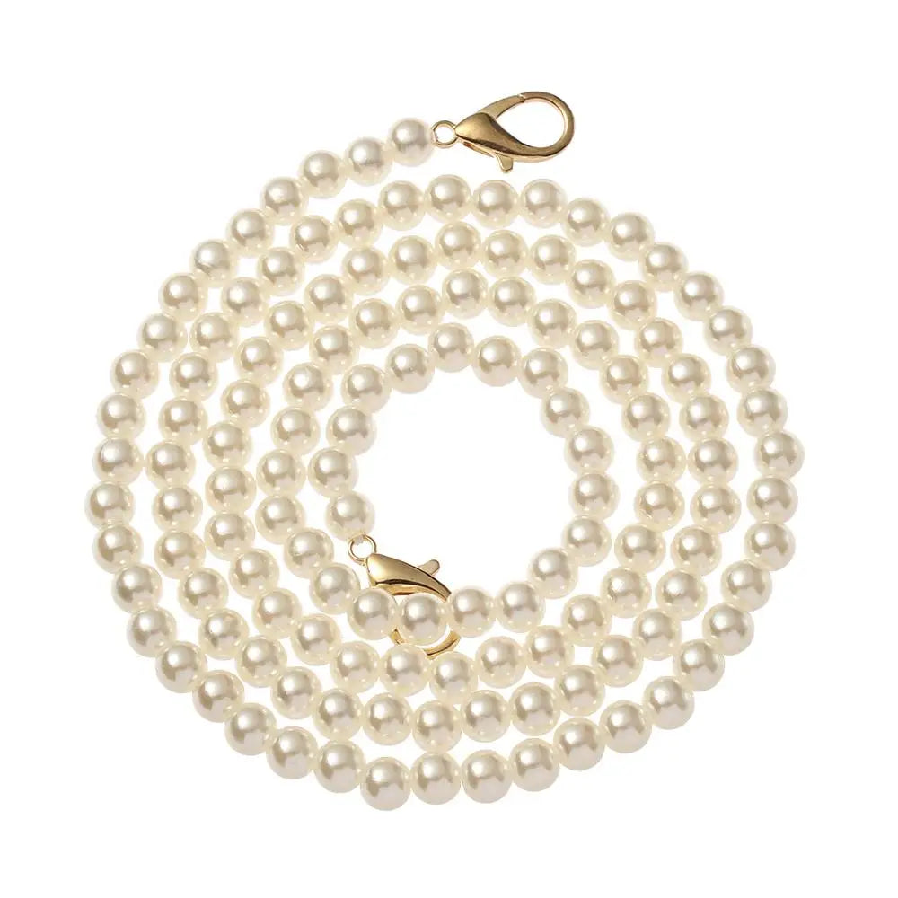 Pearl Bag Strap Beaded Handbag Chain – 14 Sizes DIY Replacement Bag Strap Accessory Richie's Multi-Colored
