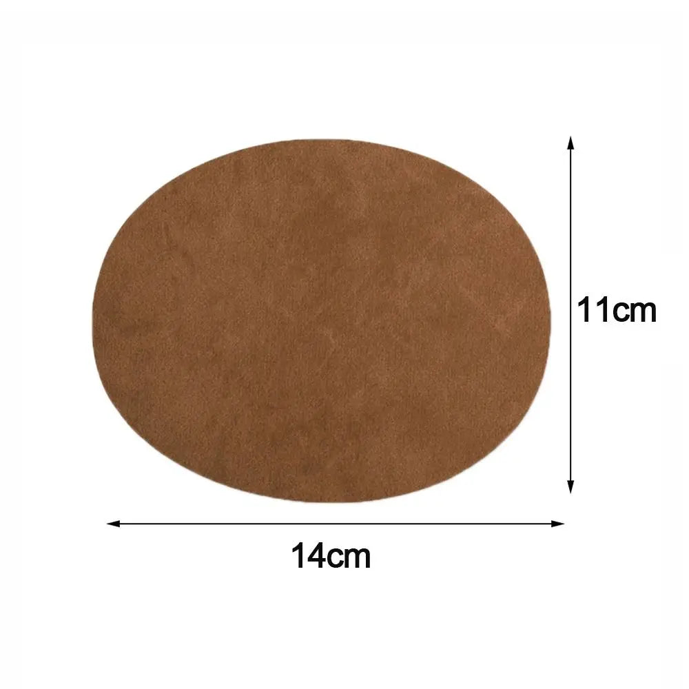 Oval Suede Iron-On Fabric Patches – Clothing Repair & Decor Iron-On Fabric Patch Richie's