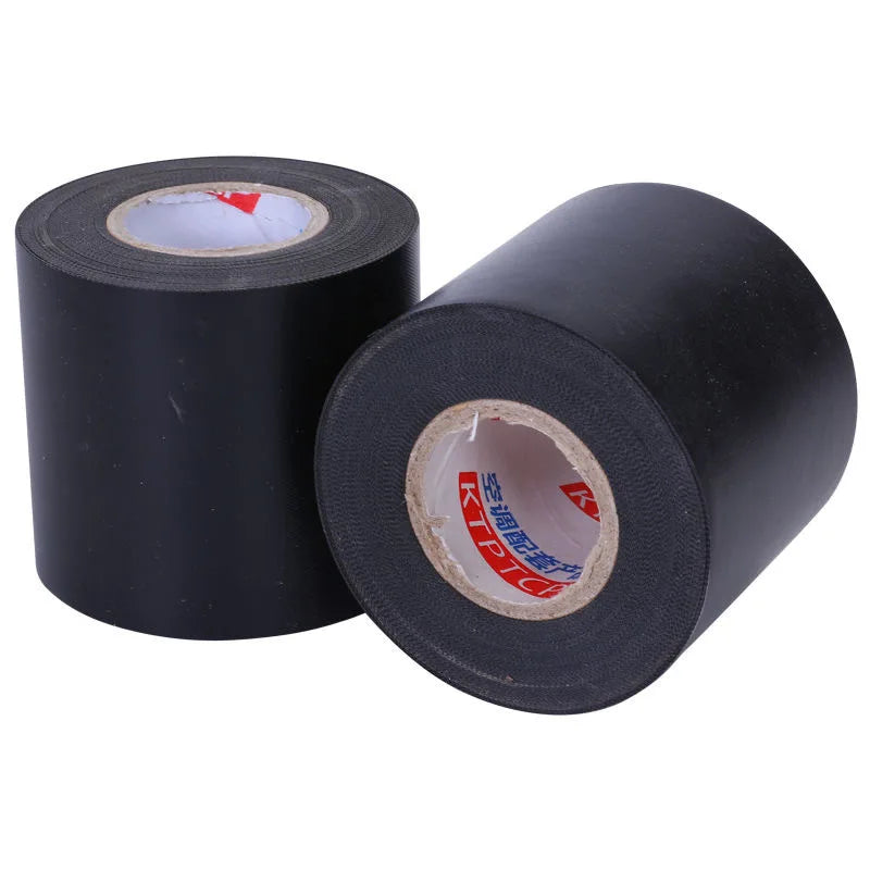 PVC Insulation Tape 58mm×11m – AC Pipe & Duct Sealing Wrap PVC Insulation Tape Richie's black