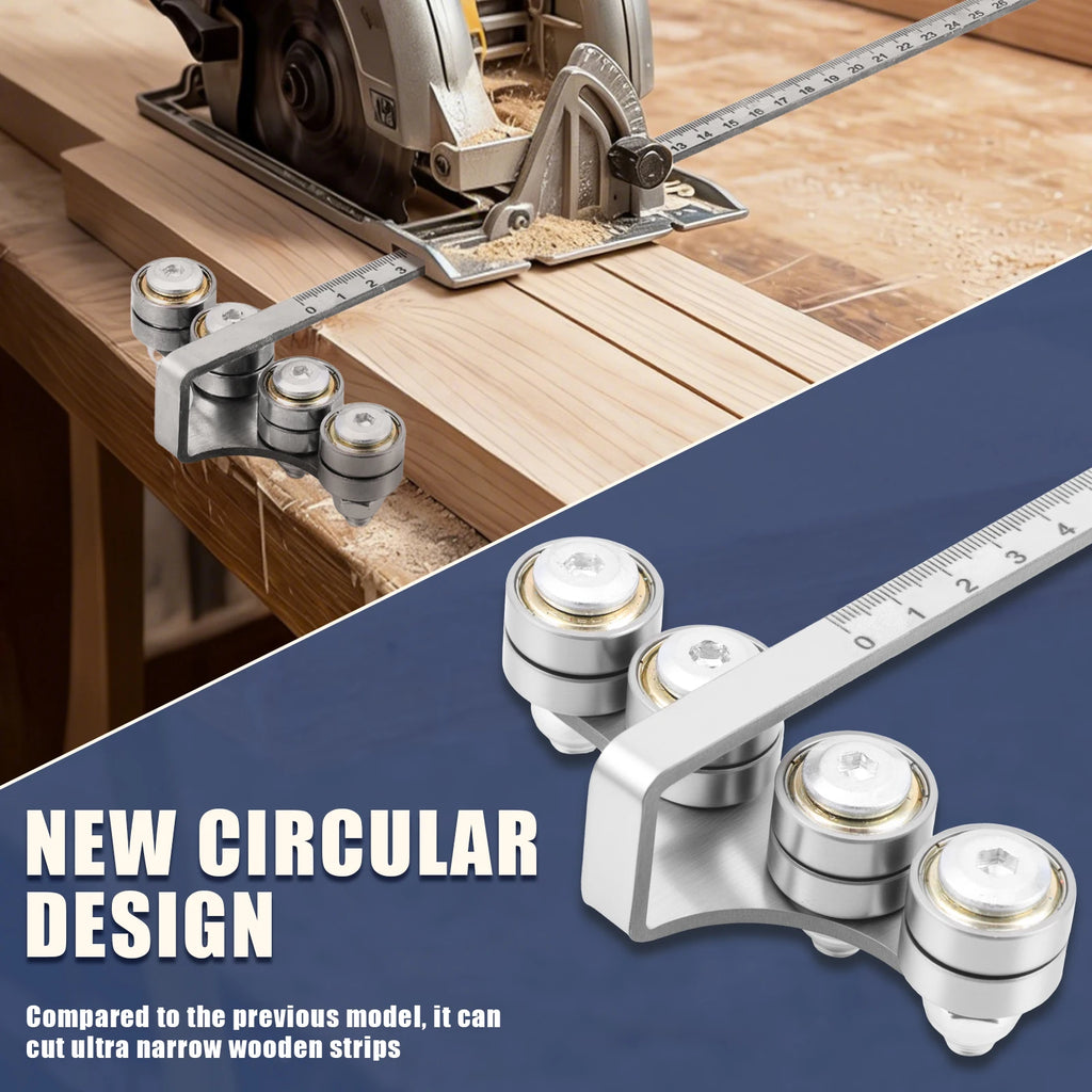 Circular Saw Guide Rail – Stainless Steel Adjustable Cutting Guide Saw Cutting Guide Richie's
