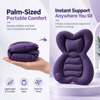 Inflatable Lumbar Support Pillow – Portable Ergonomic Back Cushion Lumbar Support Cushion Richie's