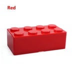 Building Block Desktop Storage Box – Stackable Plastic Organizer Desktop Storage Box Richie's red-M-