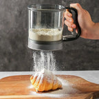 Handheld Flour Sifter Cup – Double Layer 40 Mesh Kitchen Sieve Flour Sifter Richie's