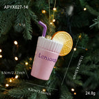 Macaron Christmas Tree Ornaments – Cute DIY Plastic Pendants Christmas Ornaments Richie's 13