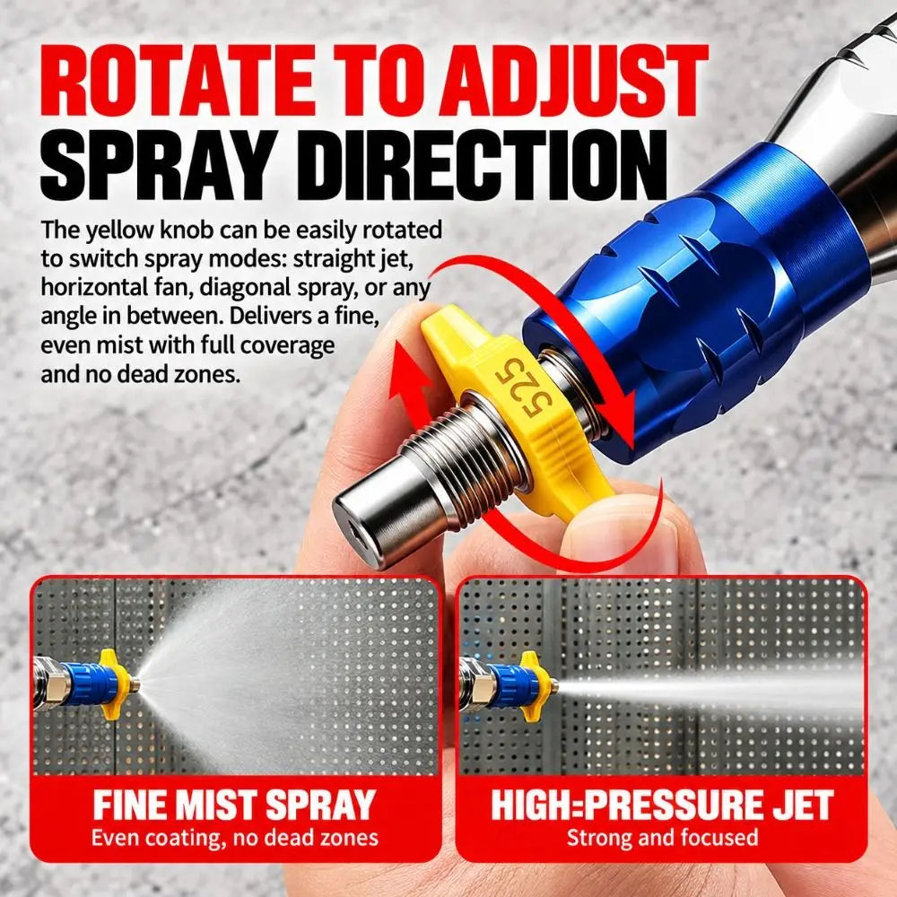 Stainless Steel Quick Connect Airless Paint Sprayer Nozzle Tip Paint Sprayer Nozzle Richie's