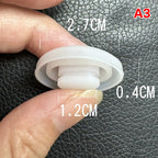 2-Pack Silicone Plug Lid Seals for Travel Mugs & Tumblers Bottle Lid Seals Richie's A3