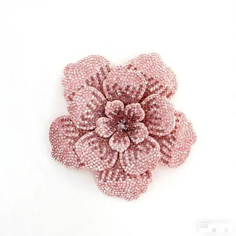 3D Camellia Rhinestone Flower Patch – DIY Sewing Embellishment Rhinestone Flower Patch Richie's A17