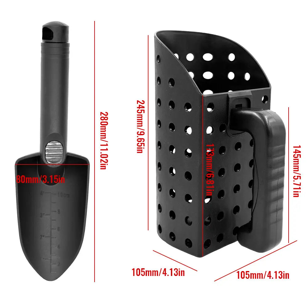 Metal Detector Sand Scoop & Shovel Digging Tool Set Metal Detector Accessories Richie's