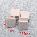 Felt Chair Leg Pads 5mm Self-Adhesive Floor Scratch Protectors Furniture Leg Pads Richie's Grey Square 2cm128pc
