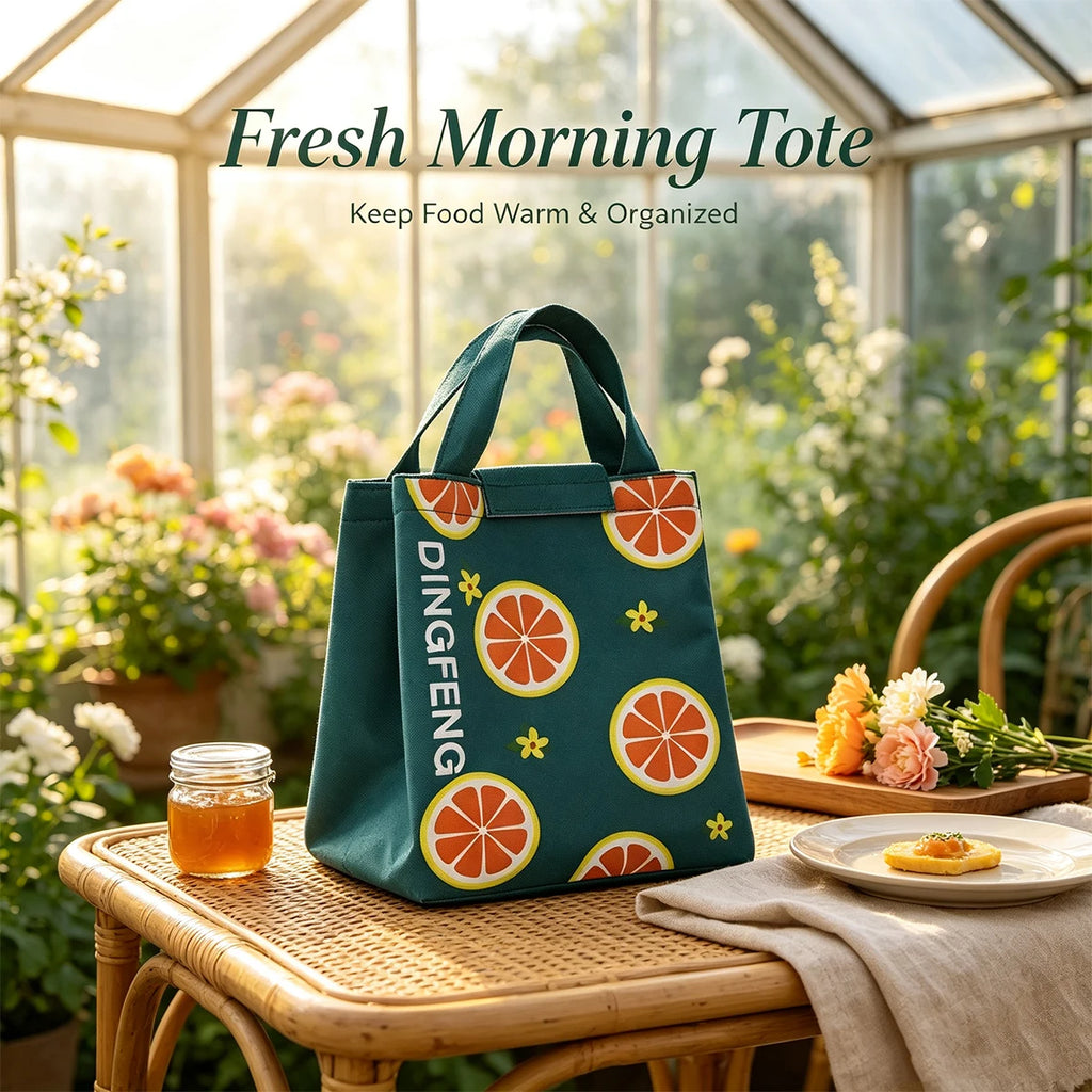 Insulated Lunch Bag Aluminum Foil Waterproof Meal Tote Insulated Lunch Bag Richie's