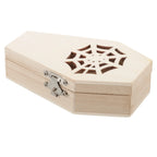 Halloween Wooden Coffin Candy Box – Spooky Party Favor Halloween Candy Box Richie's