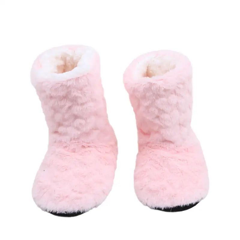 Thick Thermal Velvet Socks – Non-Slip Winter Floor Slipper Socks Thermal Slipper Socks Richie's pink 1XL