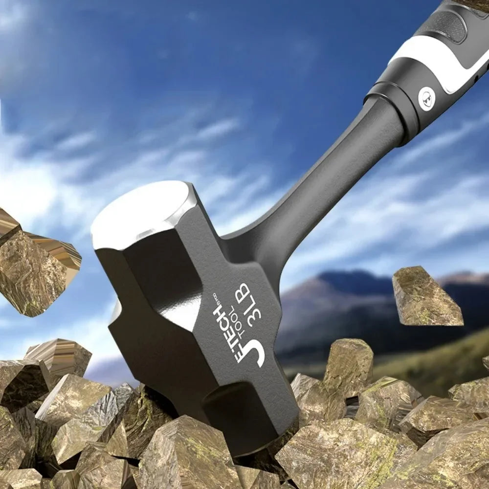 TOTNEND Z50 2-3LB One-Piece Forged Steel Sledge Hammer Forged Steel Hammer Richie's