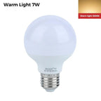 E27 LED Bulb 7W–18W High CRI Flicker-Free Energy Saving LED Light Bulb Richie's 7W Warm light