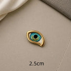 Eye-Shaped Shank Button – Creative Alloy Sweater Accessory Shank Button Richie's A5