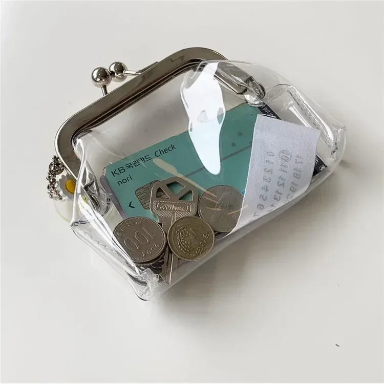 Transparent Coin Purse – Card Holder & Lipstick Mini Wallet Coin Purse Wallet Richie's