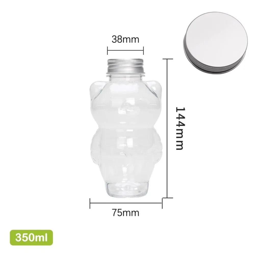 Cute Cat Shaped Transparent Water Bottle 350ml & 500ml Novelty Water Bottle Richie's 350ml
