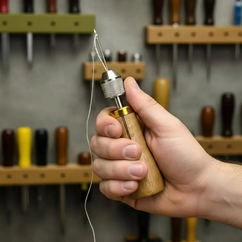 Leather Hand Sewing Awl Kit with Waxed Thread & Edge Tools Leather Craft Tool Kit Richie's
